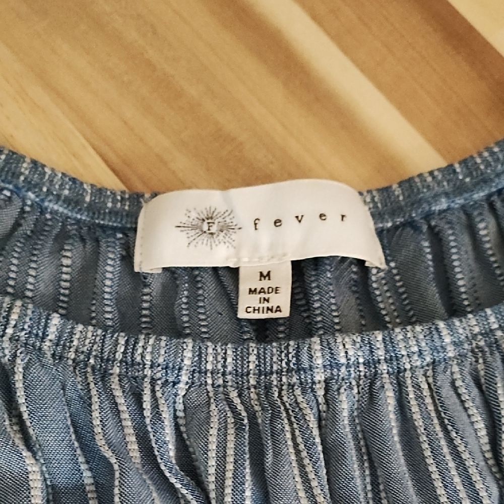 Blue Striped Blouse - Picture 2 of 4